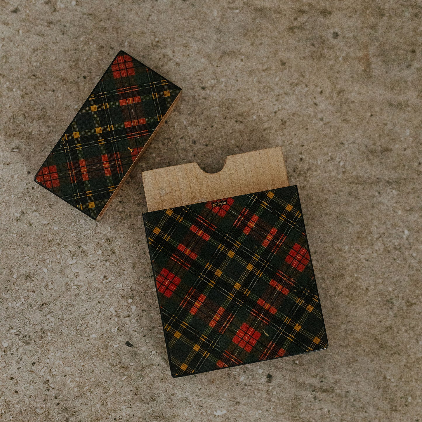 Tartanware Calling Card Case