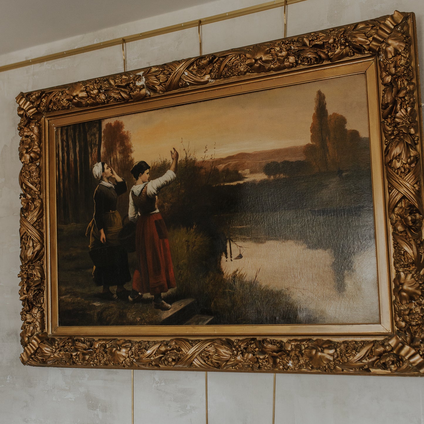 Ferry Oil Painting