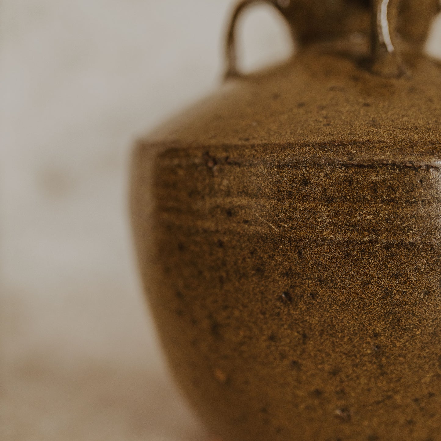 Antique Four Handled Thai Pot