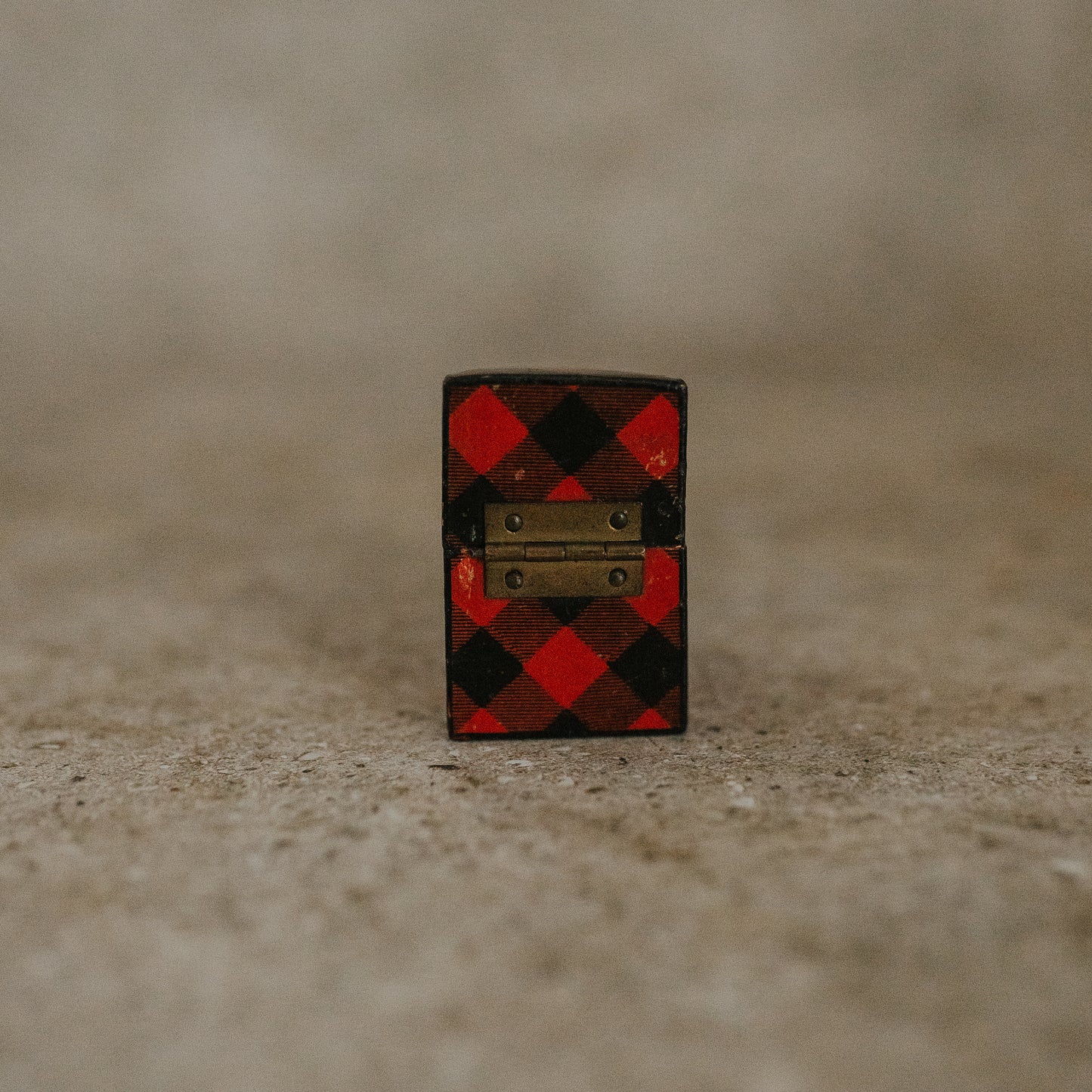 Tartanware Thimble Case with Thimble