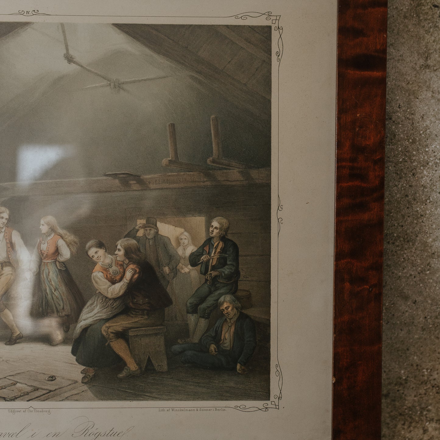 Sunday Night In A Cabin Lithograph