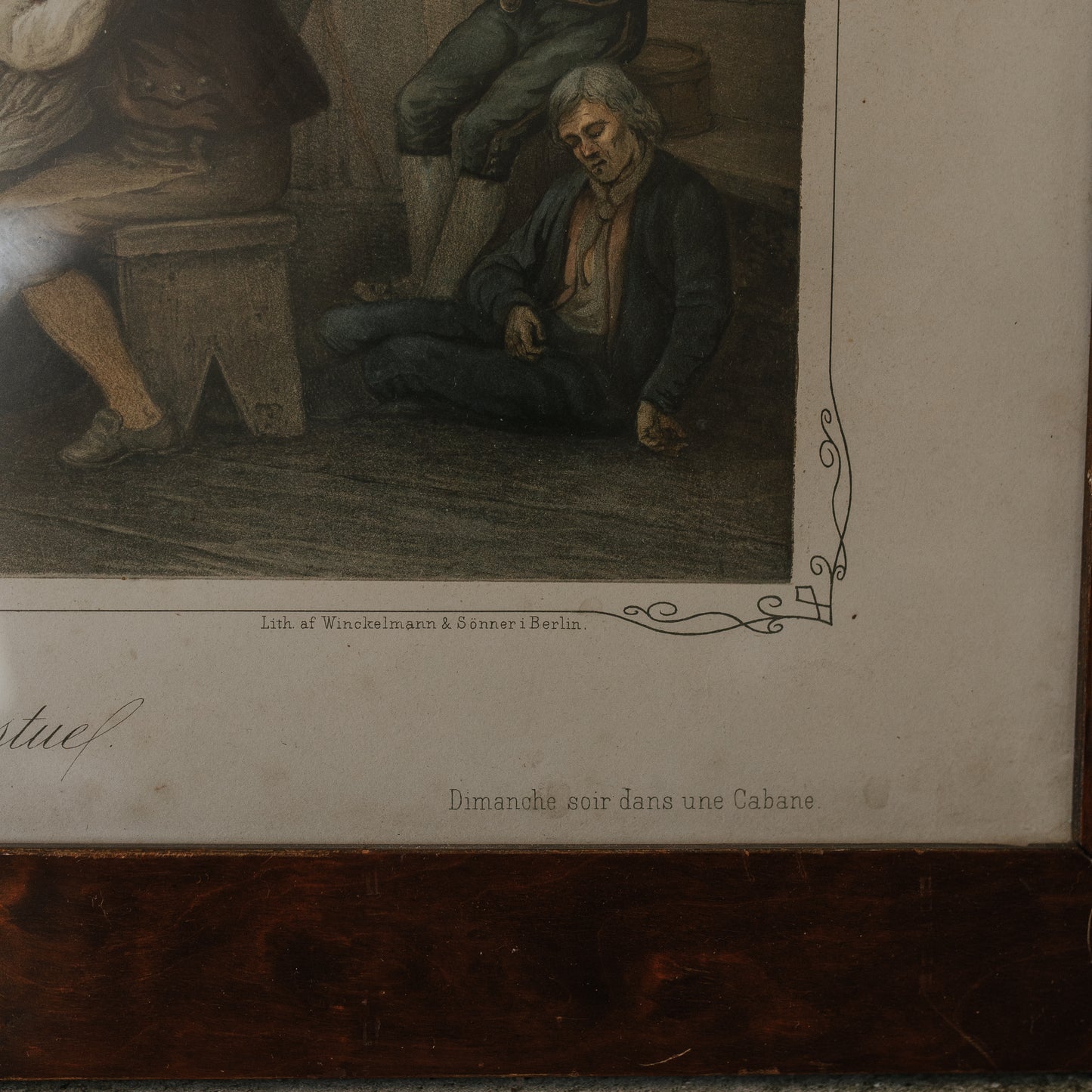 Sunday Night In A Cabin Lithograph