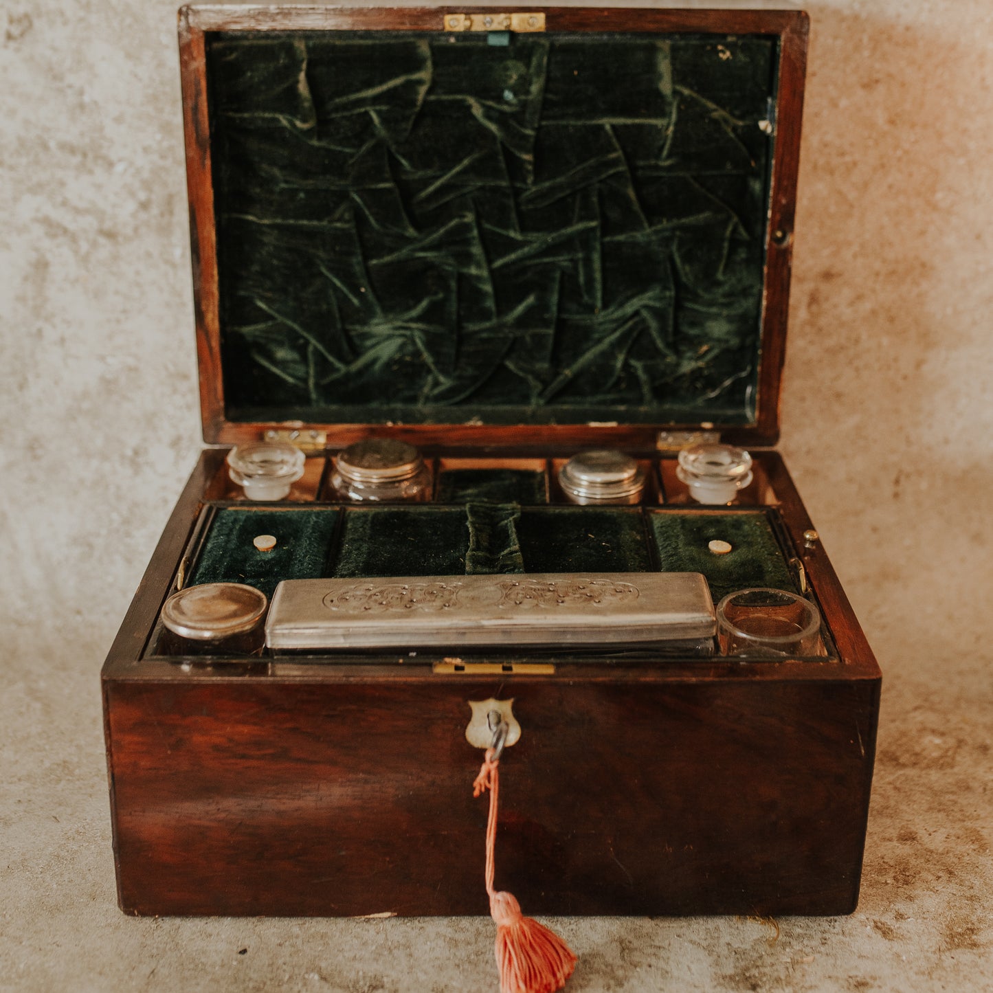 Complete Antique Vanity Box Set