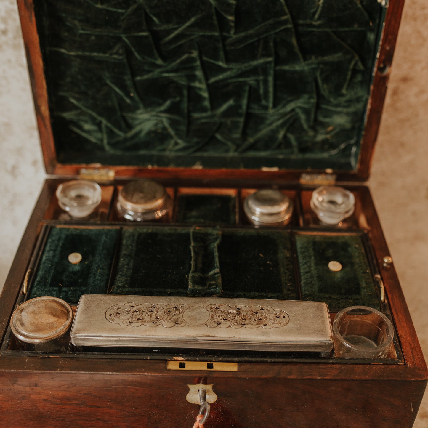 Complete Antique Vanity Box Set