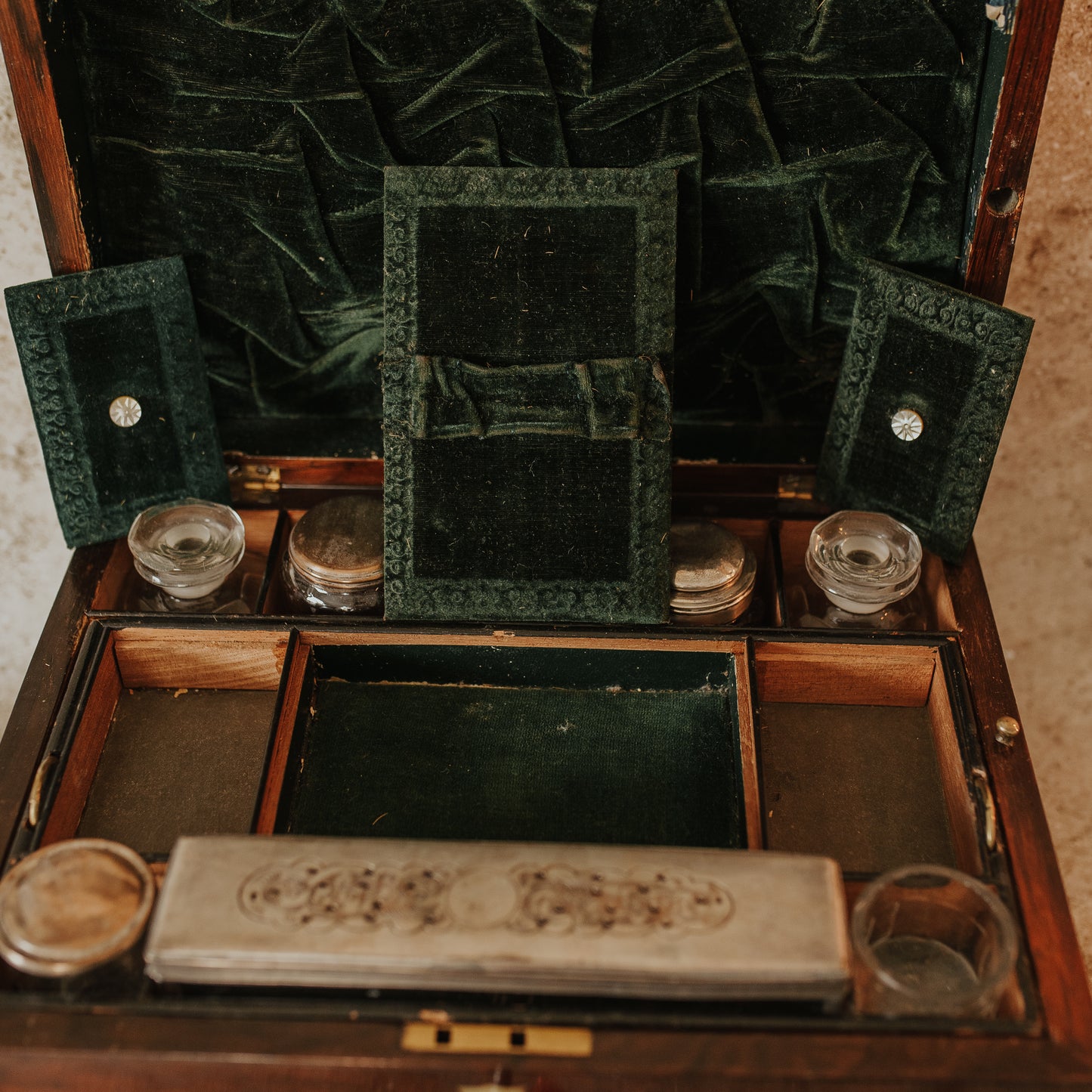 Complete Antique Vanity Box Set