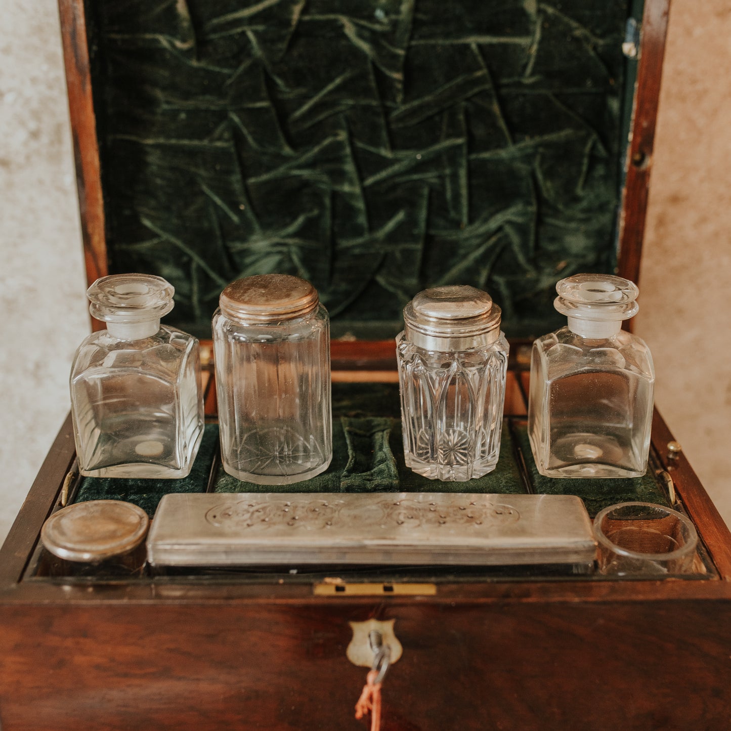 Complete Antique Vanity Box Set