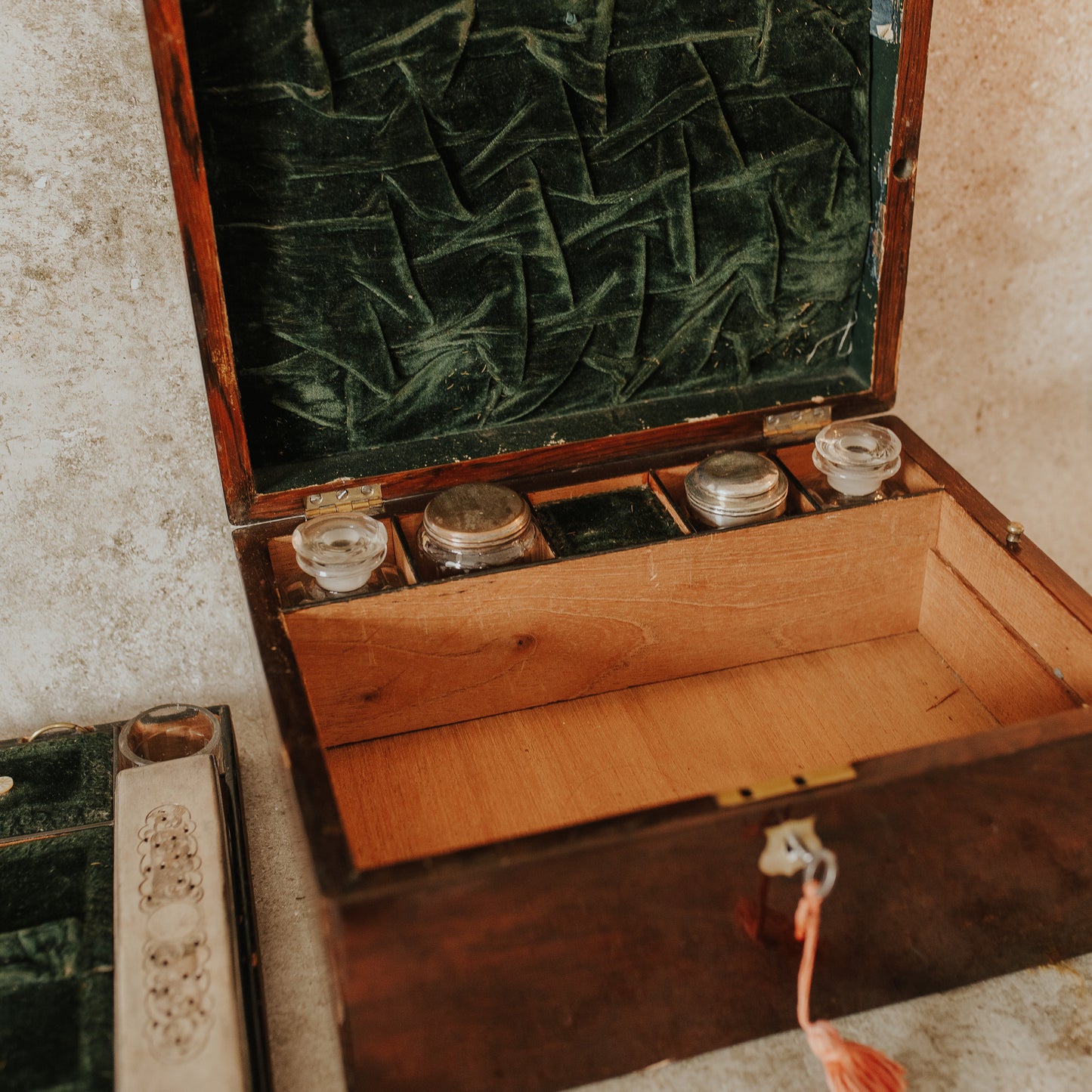 Complete Antique Vanity Box Set