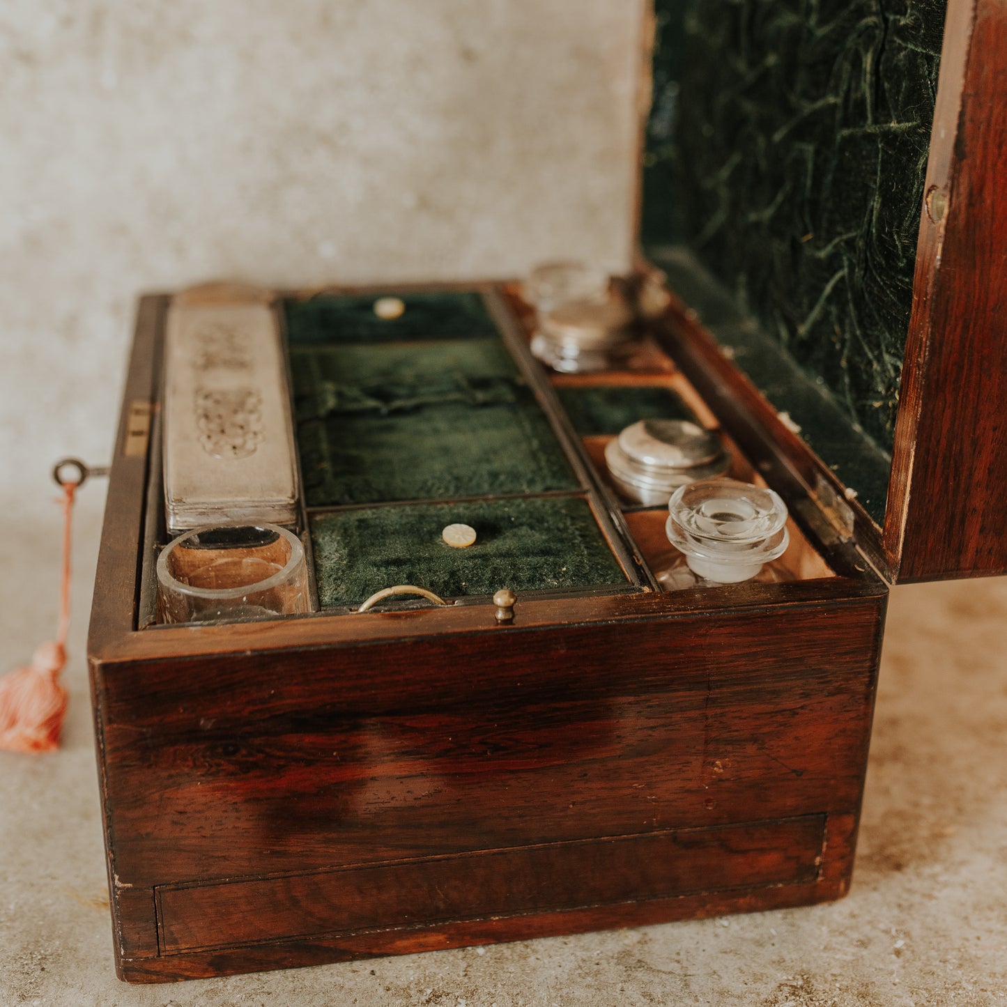 Complete Antique Vanity Box Set