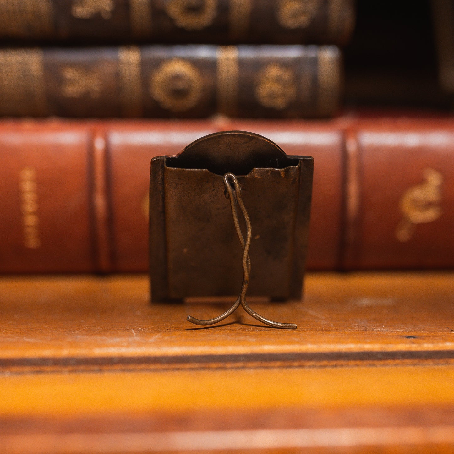 Miniature Enamel and Brass Frame