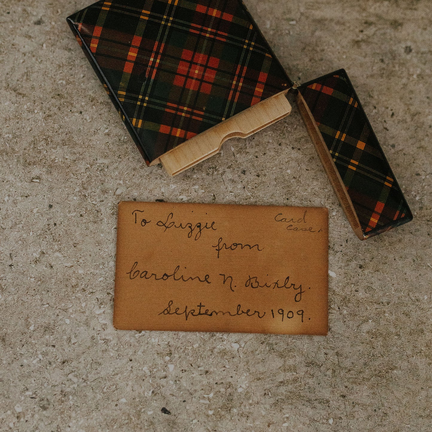 Tartanware Calling Card Case