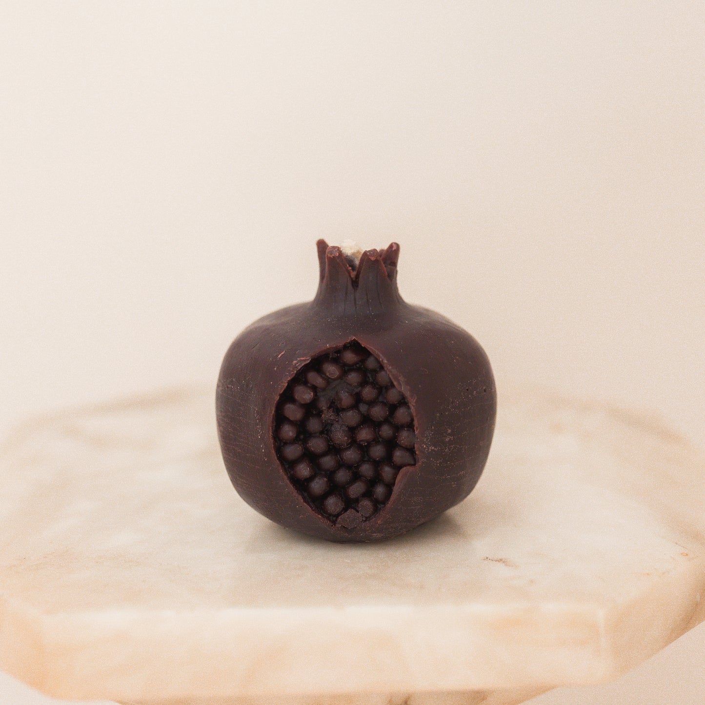 Small Persephone Pomegranate Beeswax Candle