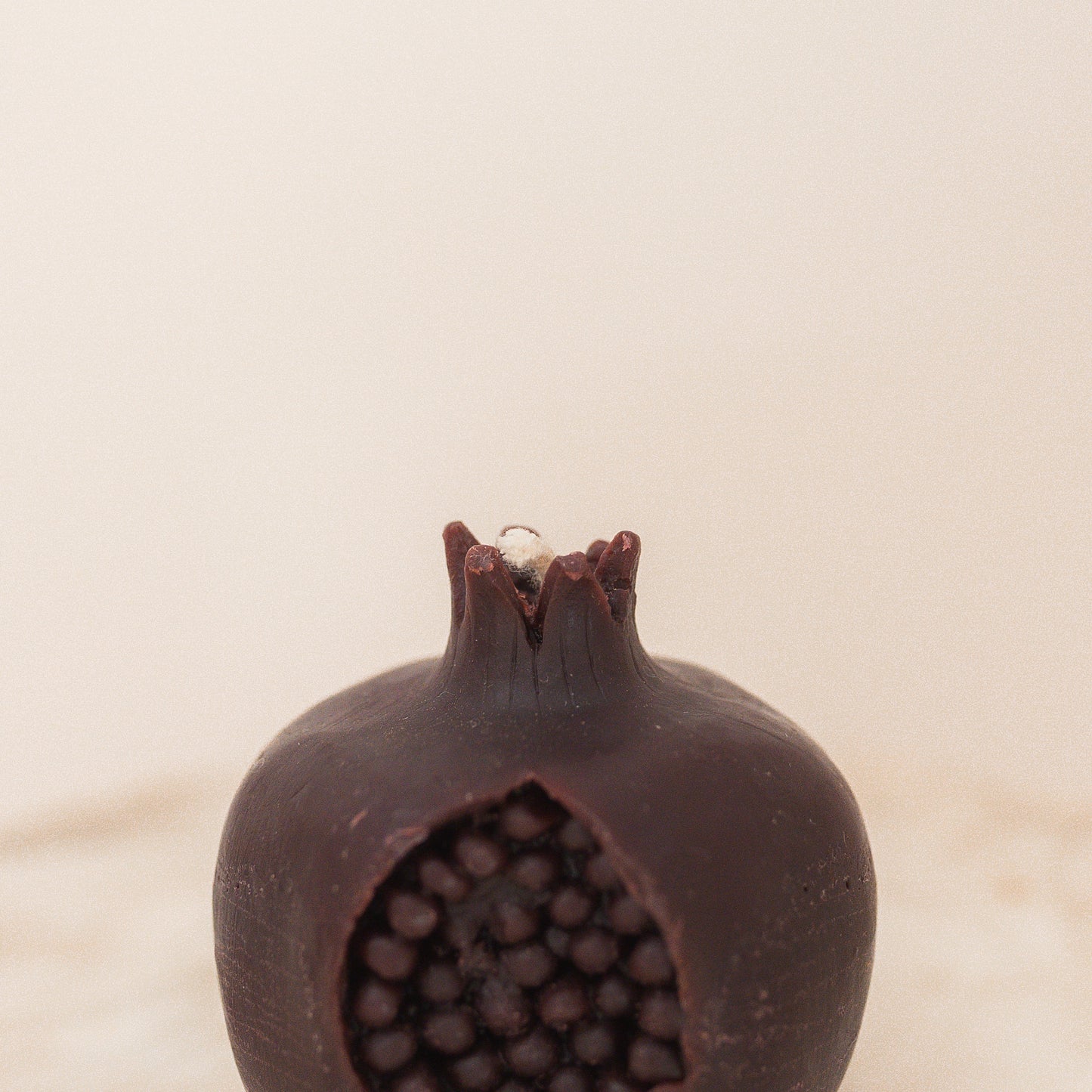 Small Persephone Pomegranate Beeswax Candle