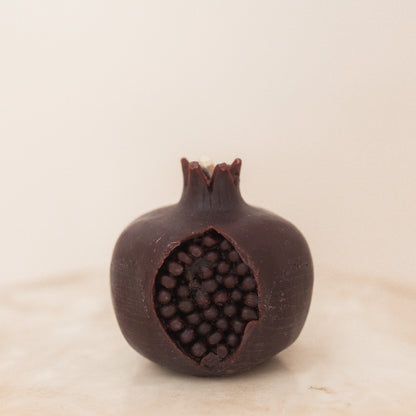 Small Persephone Pomegranate Beeswax Candle