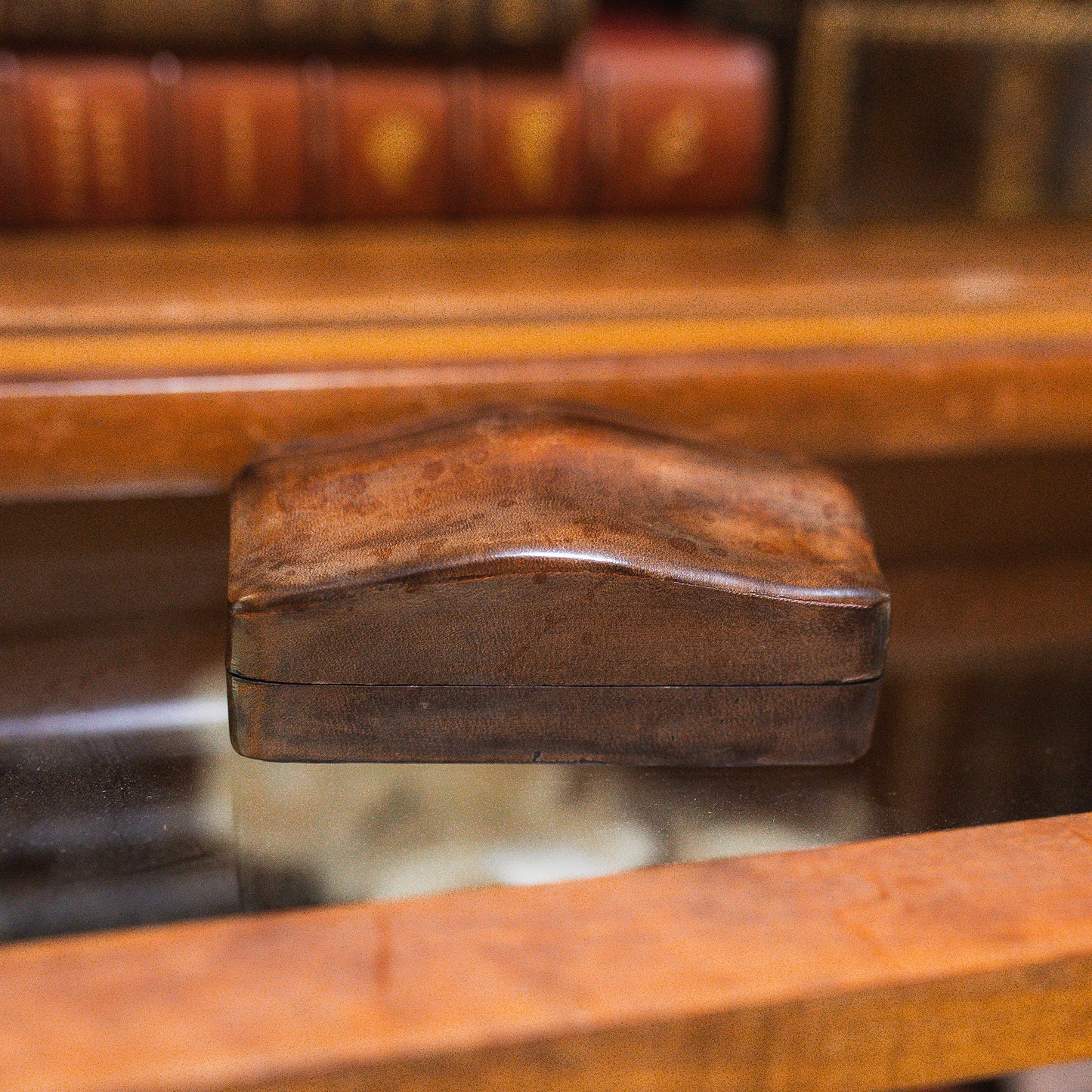 Vintage Peruzzi Leather Trinket Box