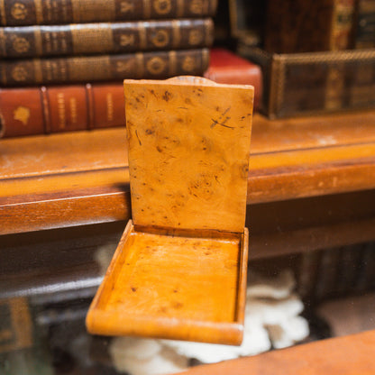 Antique Birdseye Maple Cigarette or Calling Card Case