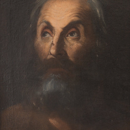 Antique Old Master-Style Portrait of an Old Man