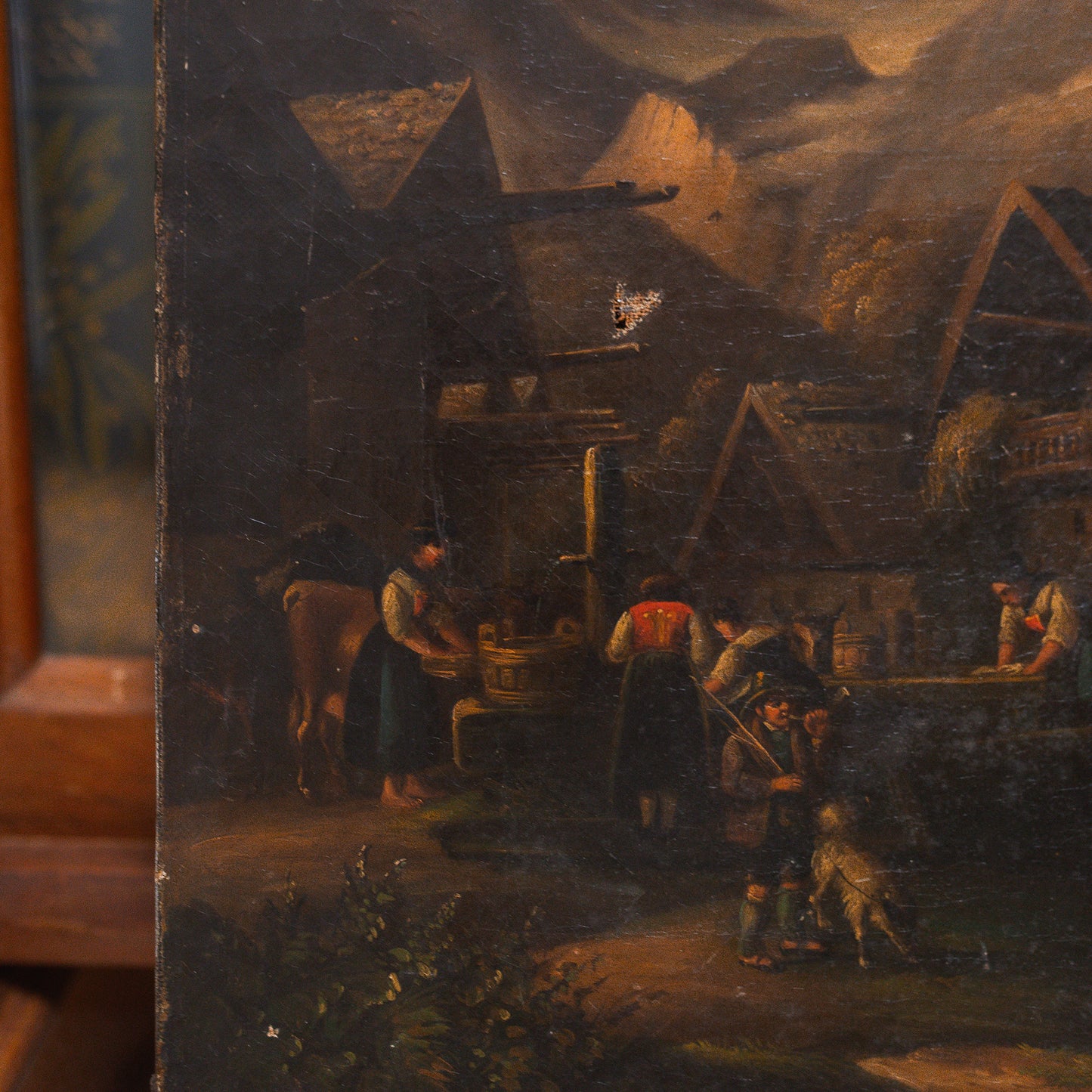 Black Forest Unframed Painting