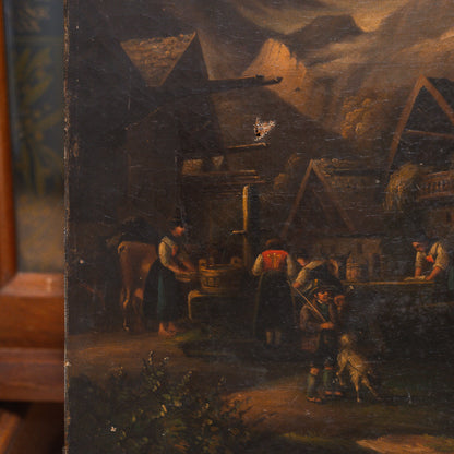 Black Forest Unframed Painting