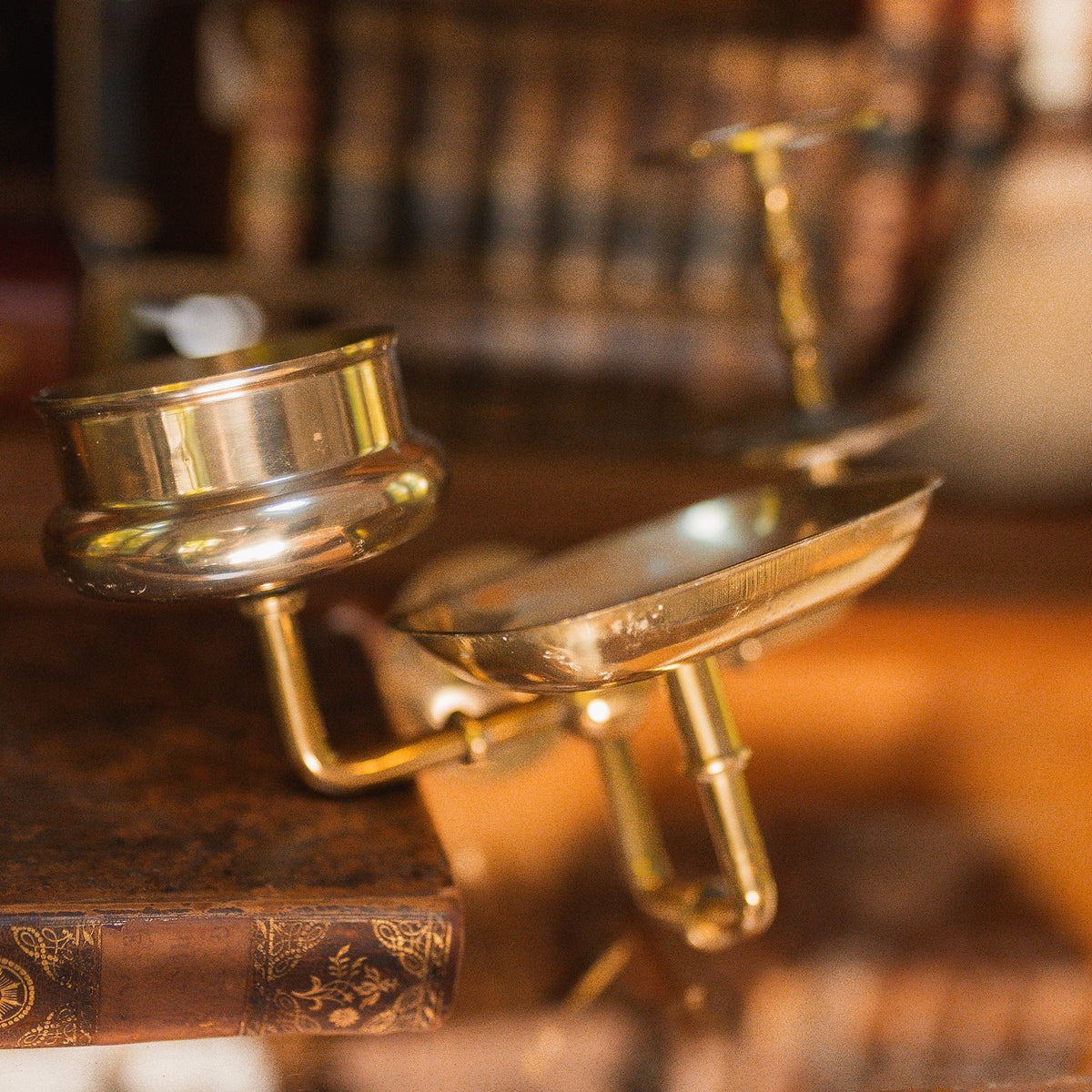 Brass Bathroom Caddy