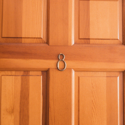 Vintage Brass House Numbers