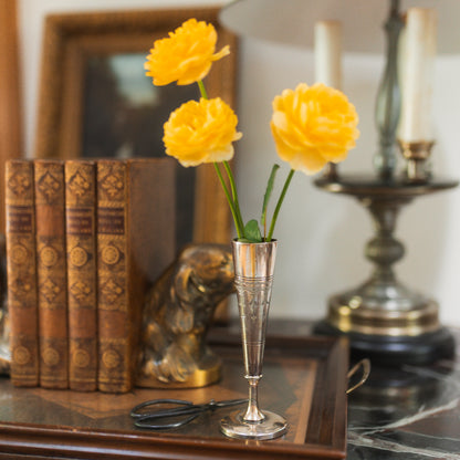 Antique James W. Tufts Quadruple-Plated Bud Vase