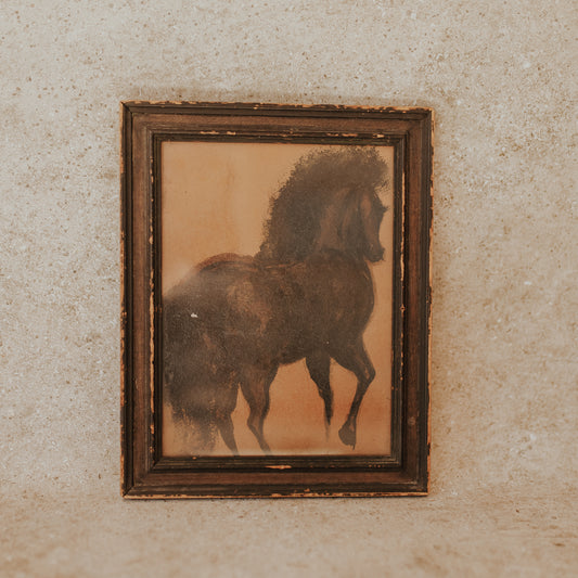 Vintage Horse Painting