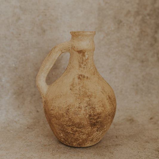 Vintage Turkish Paper Mâché Vessel