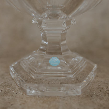 Vintage Tiffany & Co. Crystal Urn Vase with Frosted Floral Etchings