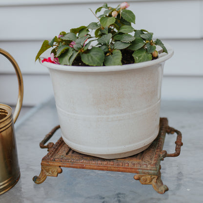 Antique Cast Metal Plant Stand