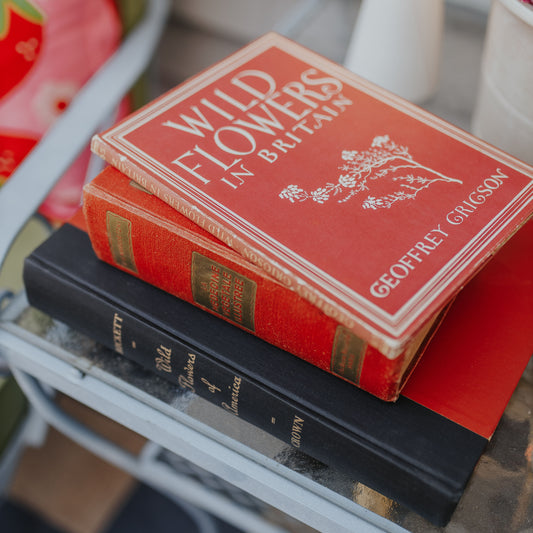 Red Floral Book Set