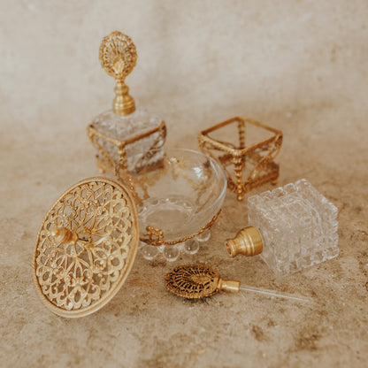 Crystal & Ormolu Vanity Set