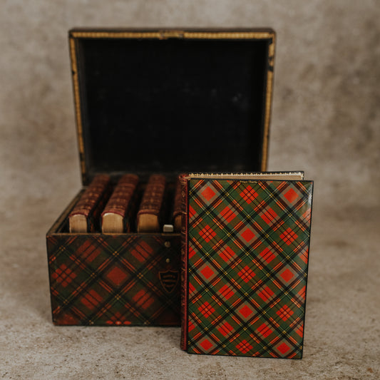 Scott's Poetical Works Tartanware Book Set
