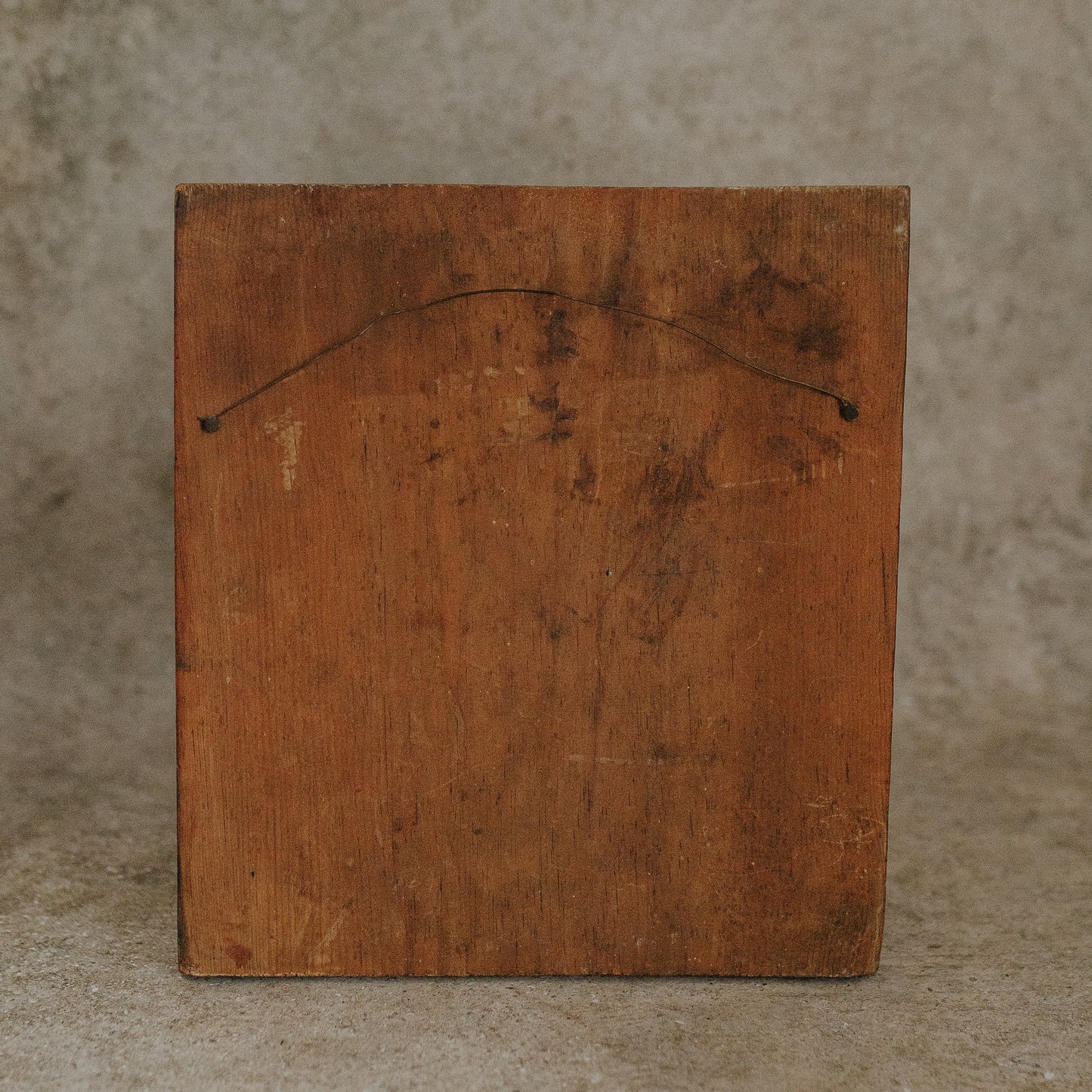 Antique Wooden Painted Checkerboard