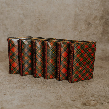 Scott's Poetical Works Tartanware Book Set