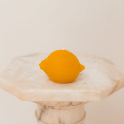 Lemon Grove Beeswax Candle