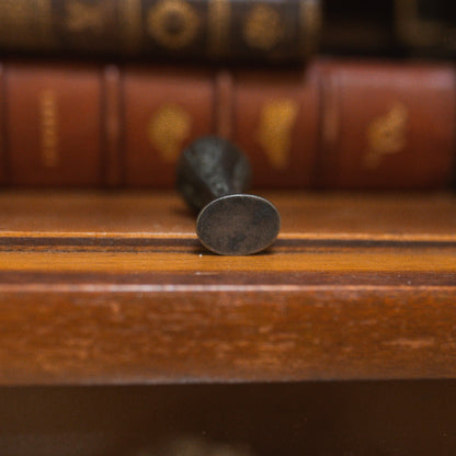 Antique Floral Silver Wax Seal Stamp