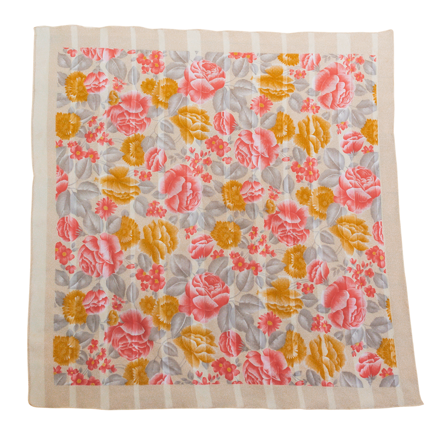 Vintage Floral Scarf
