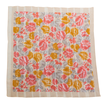 Vintage Floral Scarf