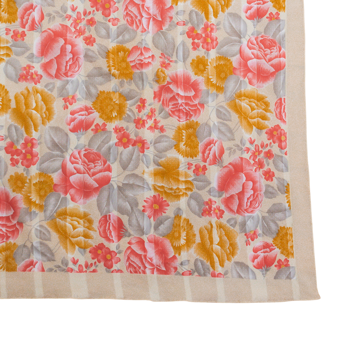 Vintage Floral Scarf