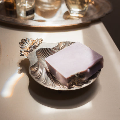 Pewter Shell Soap Dish