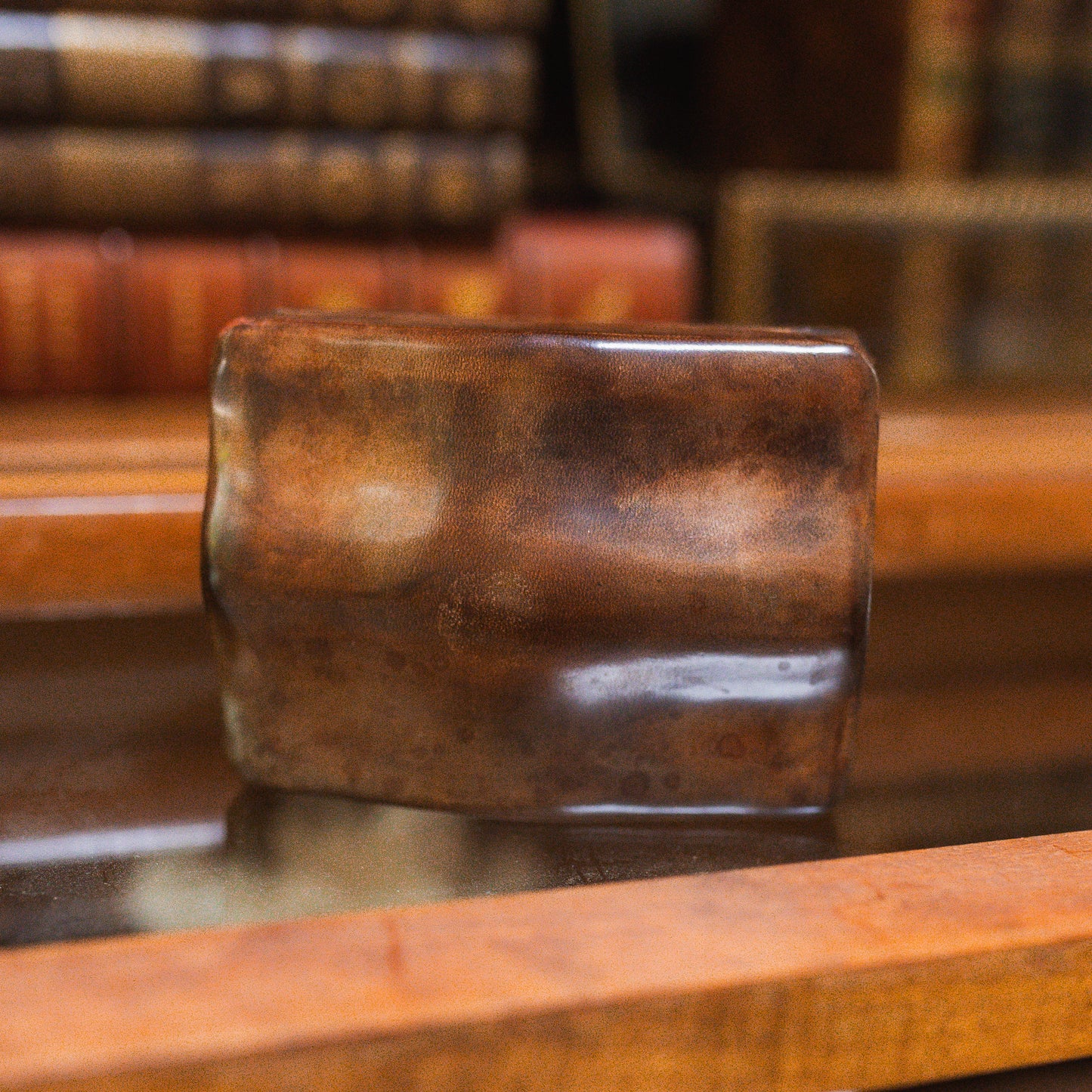 Vintage Peruzzi Leather Trinket Box