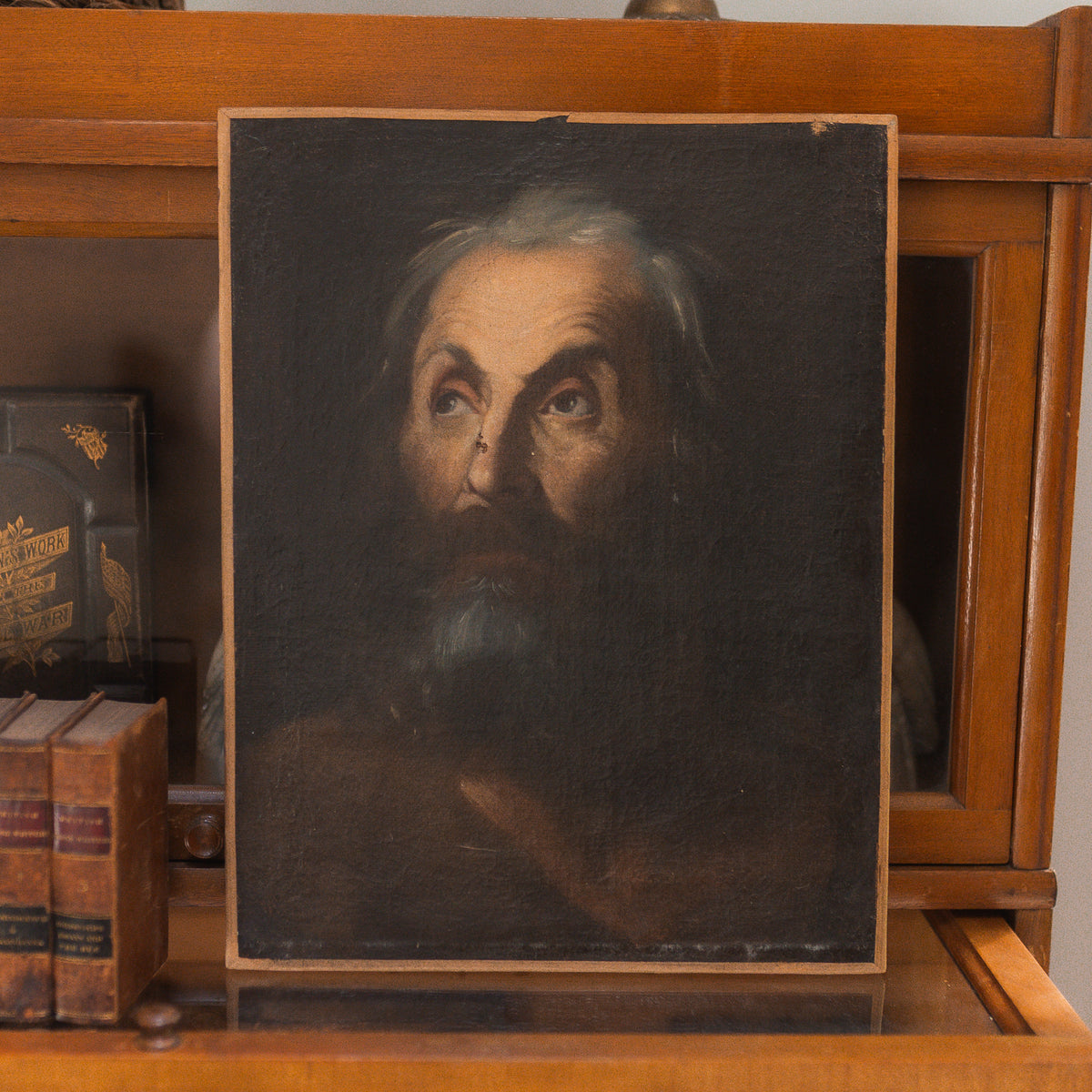 Antique Old Master-Style Portrait of an Old Man