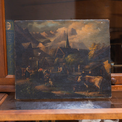 Black Forest Unframed Painting