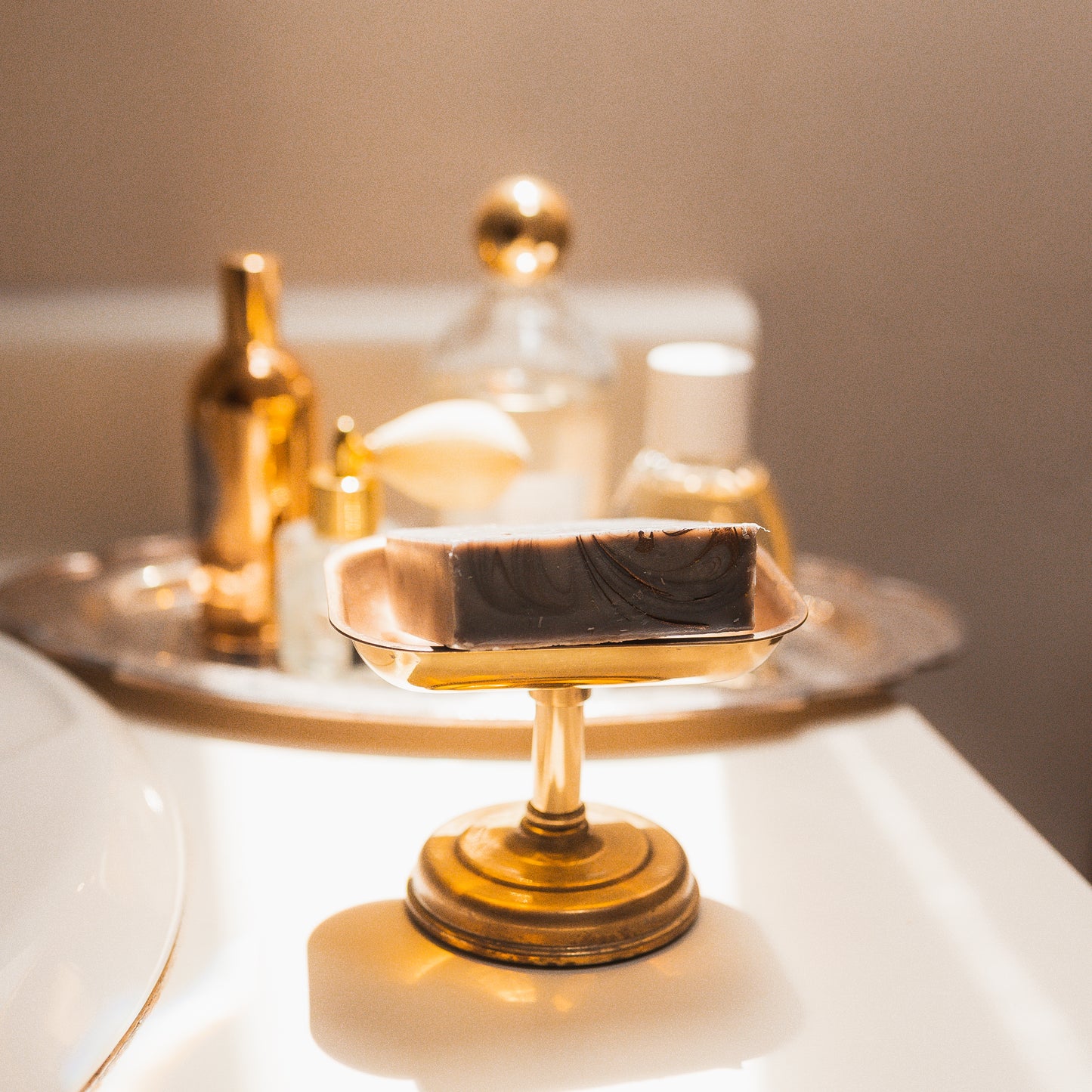 Brass Soap Stand