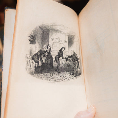 Set of 4 Antique Charles Dickens Books