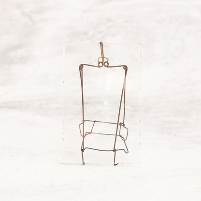 Antique French Spring-Form Frame