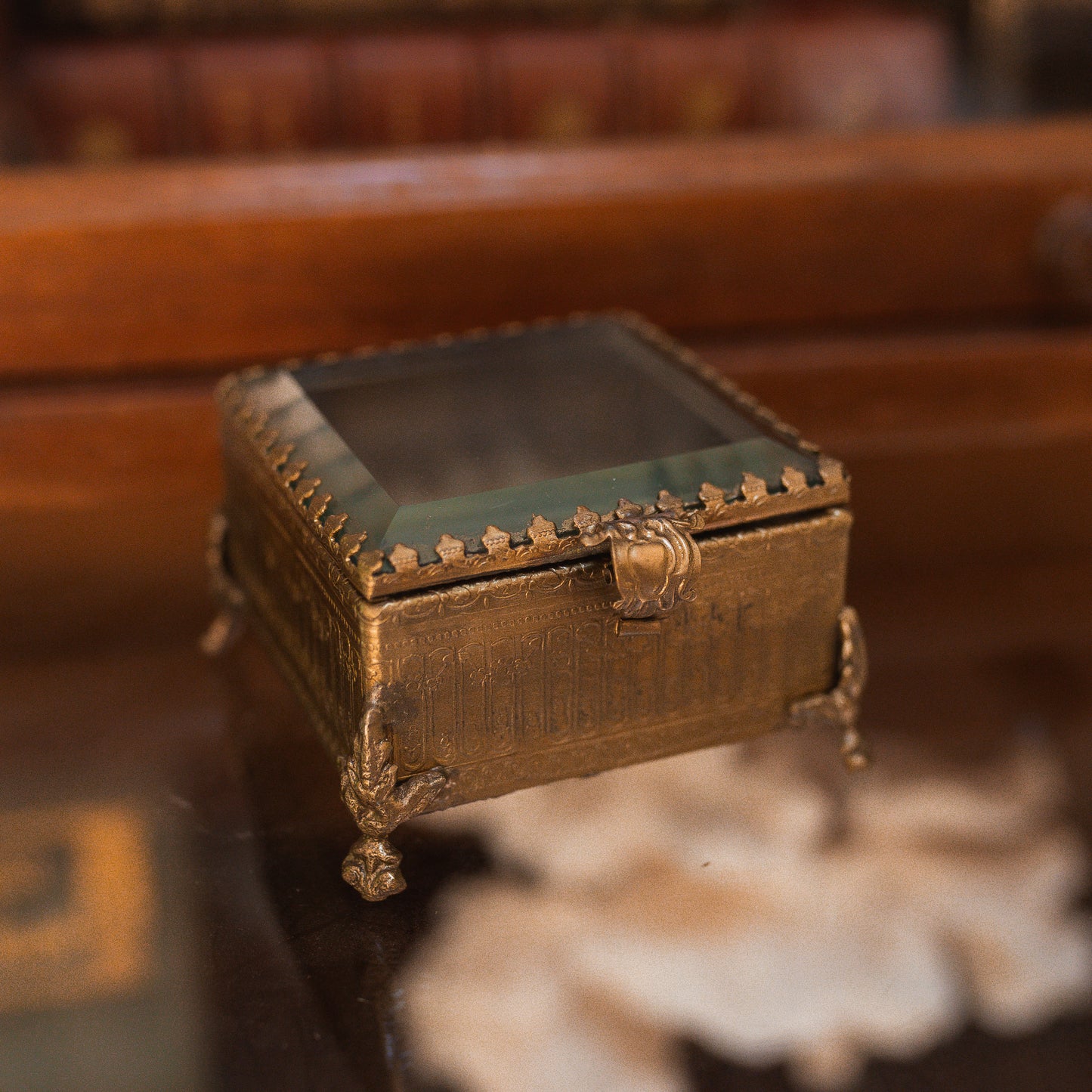 Antique Inspired Jewelry Casket