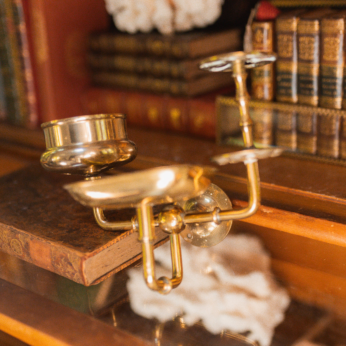 Brass Bathroom Caddy