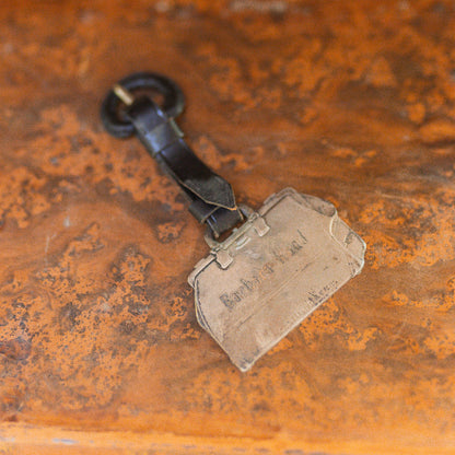 Antique Sterling Luggage Tag
