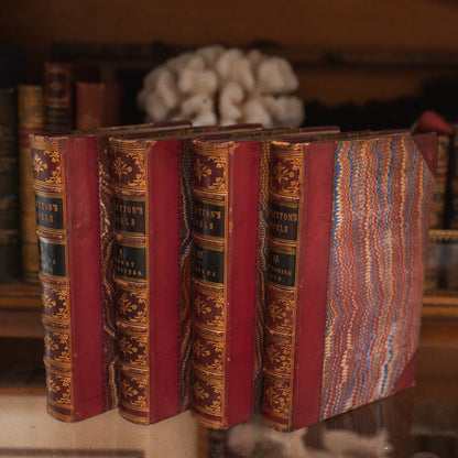 Set of 4 Antique Lytton's Novels